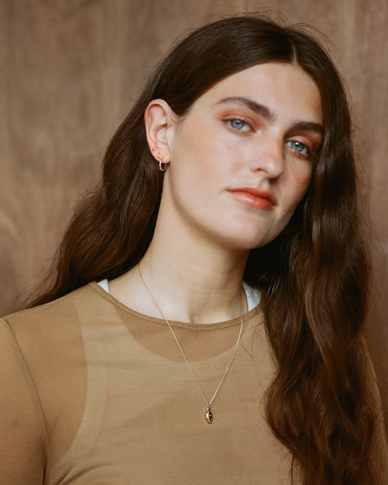 Potato Silver Necklace