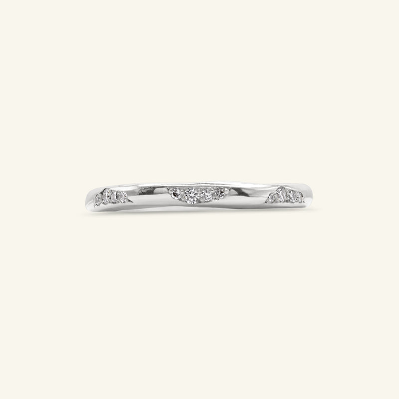 Armfelt Diamond Cluster 14ct Wedding Ring