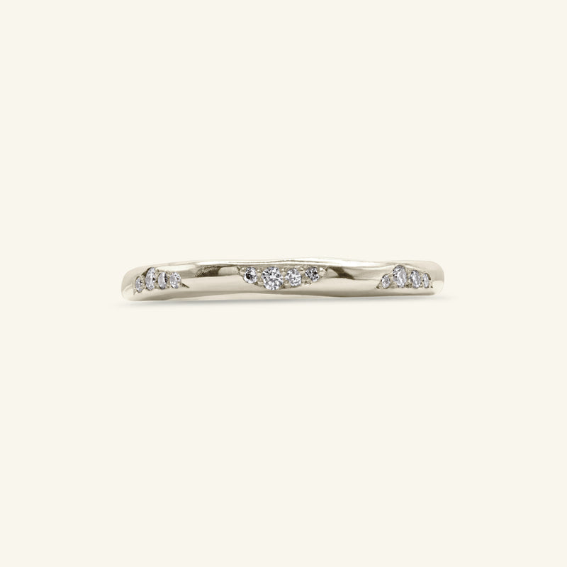 Armfelt Diamond Cluster 14ct Wedding Ring