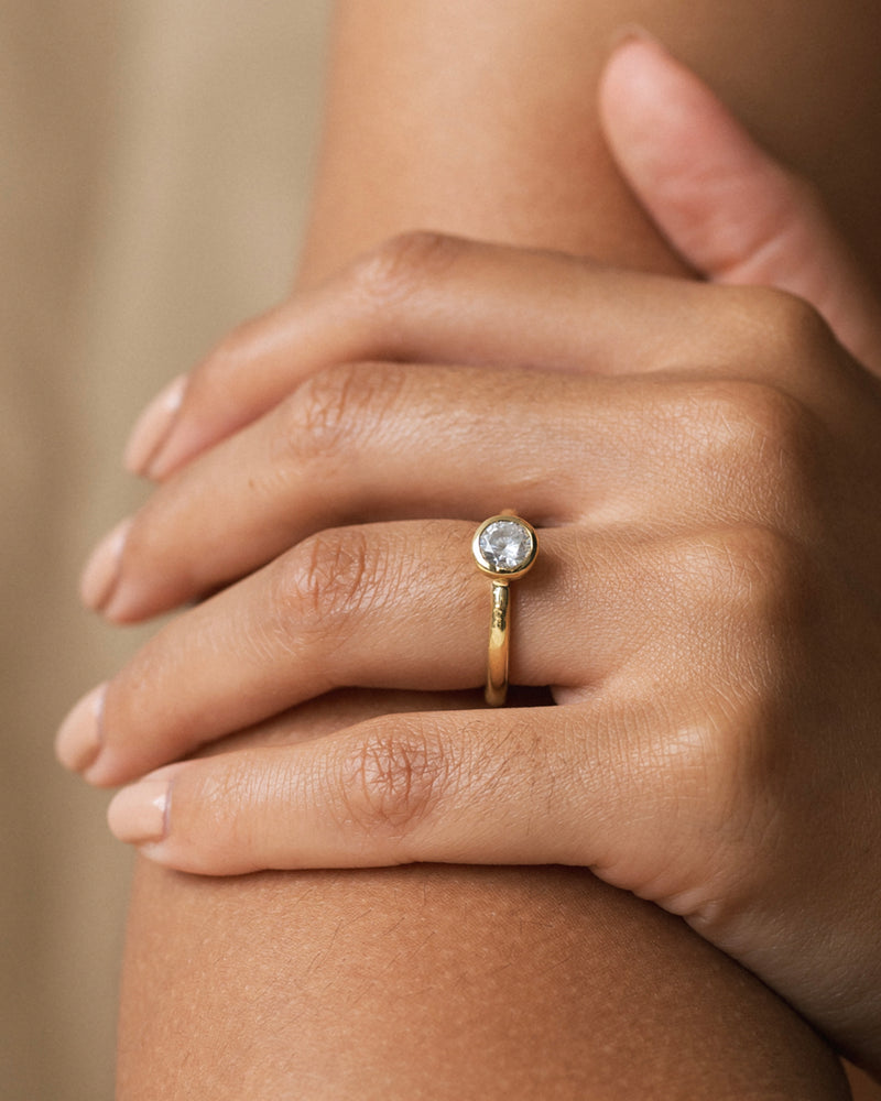 Armfelt Rubover Engagement Ring