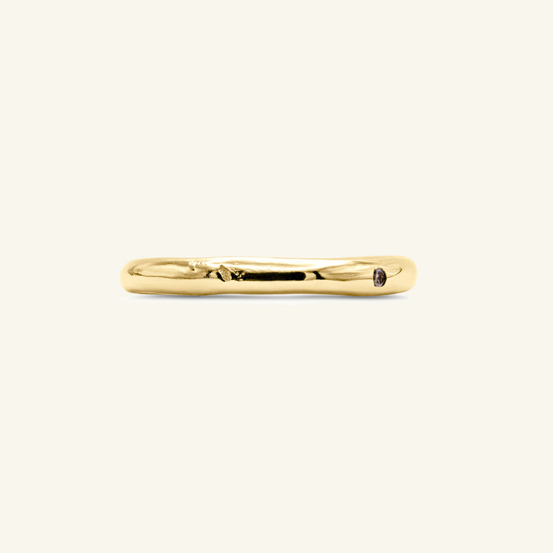Armfelt Single Diamond 14ct Gold Ring