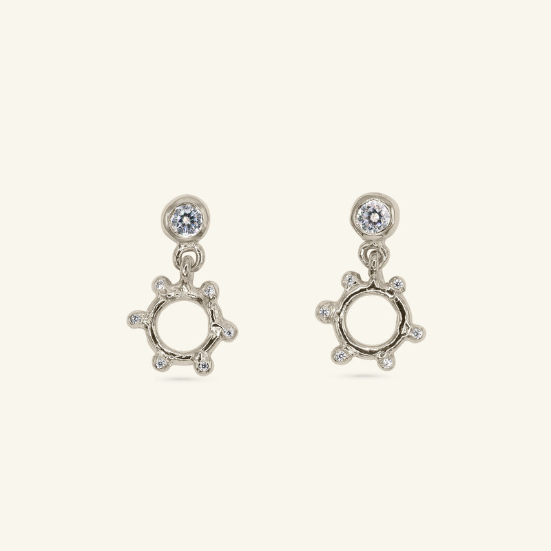 Diamond Arne Bead Earrings