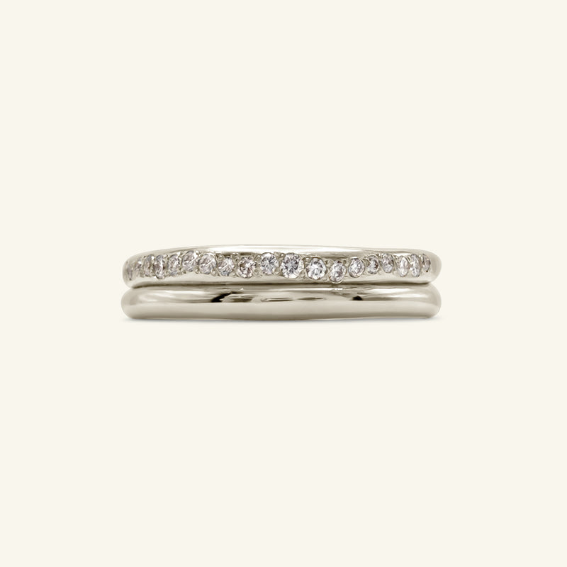 Double Armfelt Eternity Wedding Ring