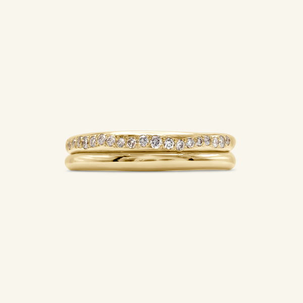 Double Armfelt Eternity Wedding Ring