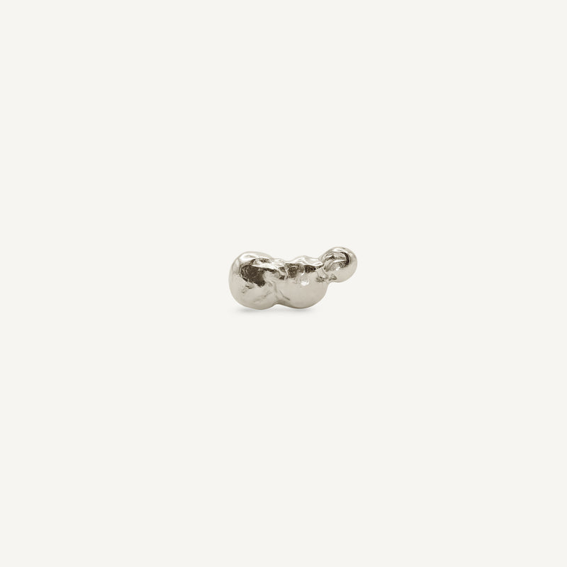 Single Right Scatter Duo Diamond 14ct Gold Earring