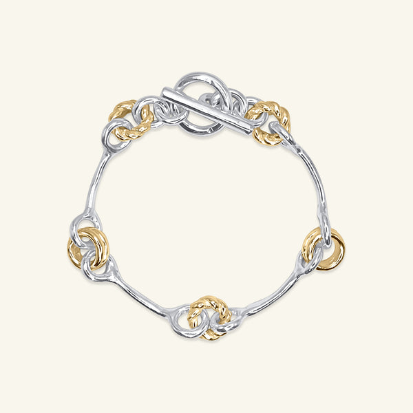 Empress Mixed Metal Bracelet