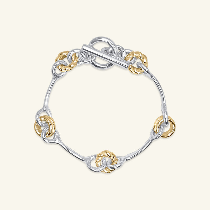 Empress Mixed Metal Bracelet