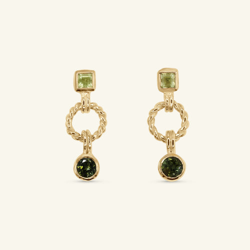 Lasso Solid Gold Earrings
