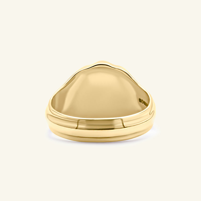 Mini Fausta Signet 14ct Gold Ring