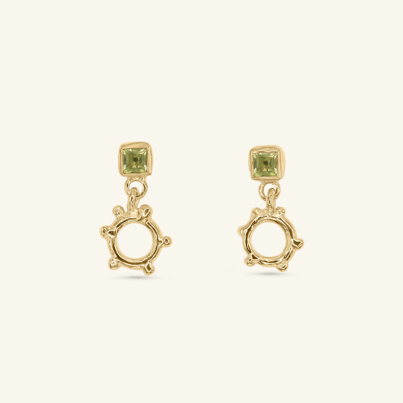 Peridot Arne Bead Earrings