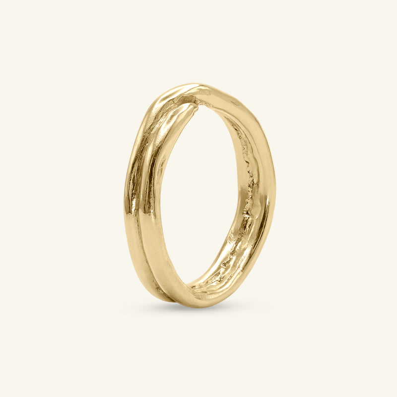 Twist Armfelt 14ct Gold Wedding Ring